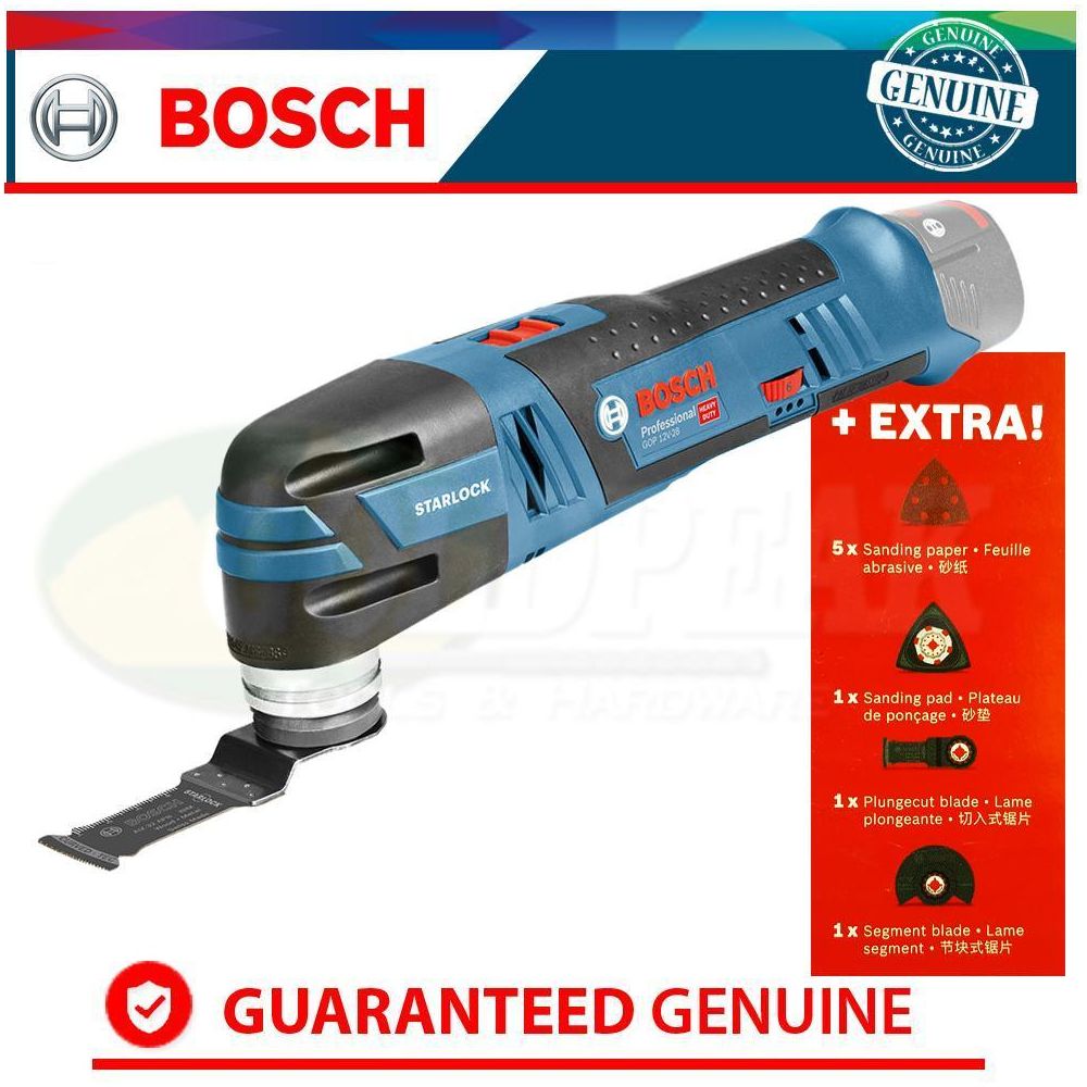 Bosch GOP 12V-28 Cordless Oscillating Tool / Multi Tool (Bare Tool) - Goldpeak Tools PH Bosch