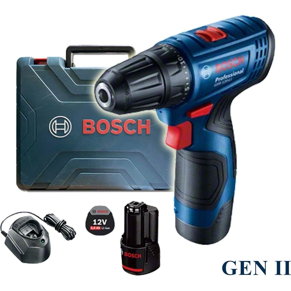 Bosch [GEN2] GSR 120-Li Cordless Drill - Driver 10mm (3/8