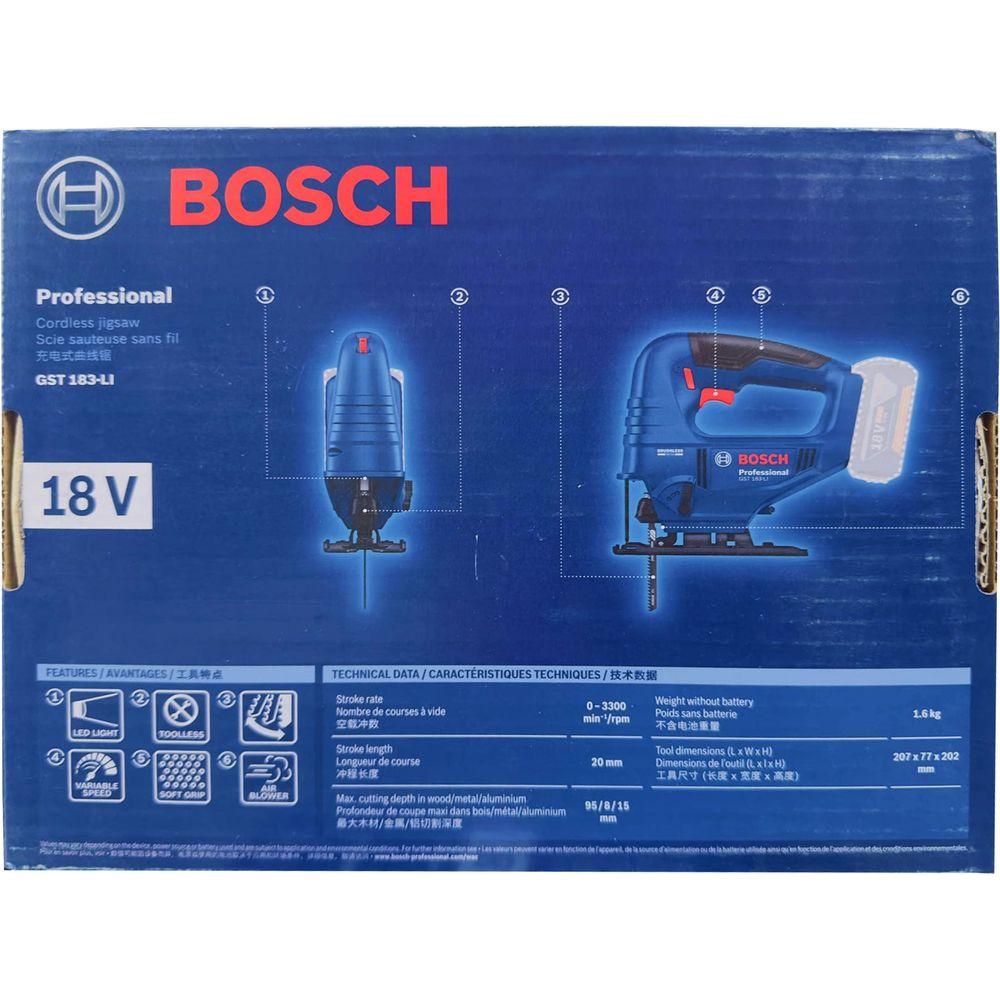 Bosch GST 183 Cordless Jigsaw 18V (Bare)