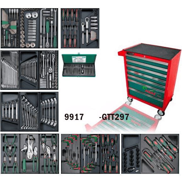 Hans GTT-297 Automotive Tools With Cabinet (297 pcs) - KHM Megatools Corp.