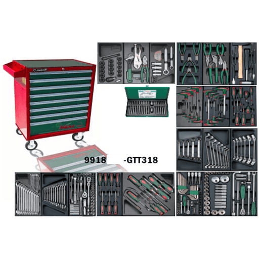 Hans GTT-318 Automotive Tools With Cabinet (318 pcs) - KHM Megatools Corp.