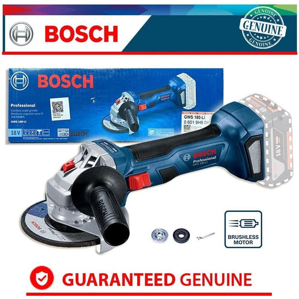 Bosch GWS 180-Li Cordless Brushless Angle Grinder 4