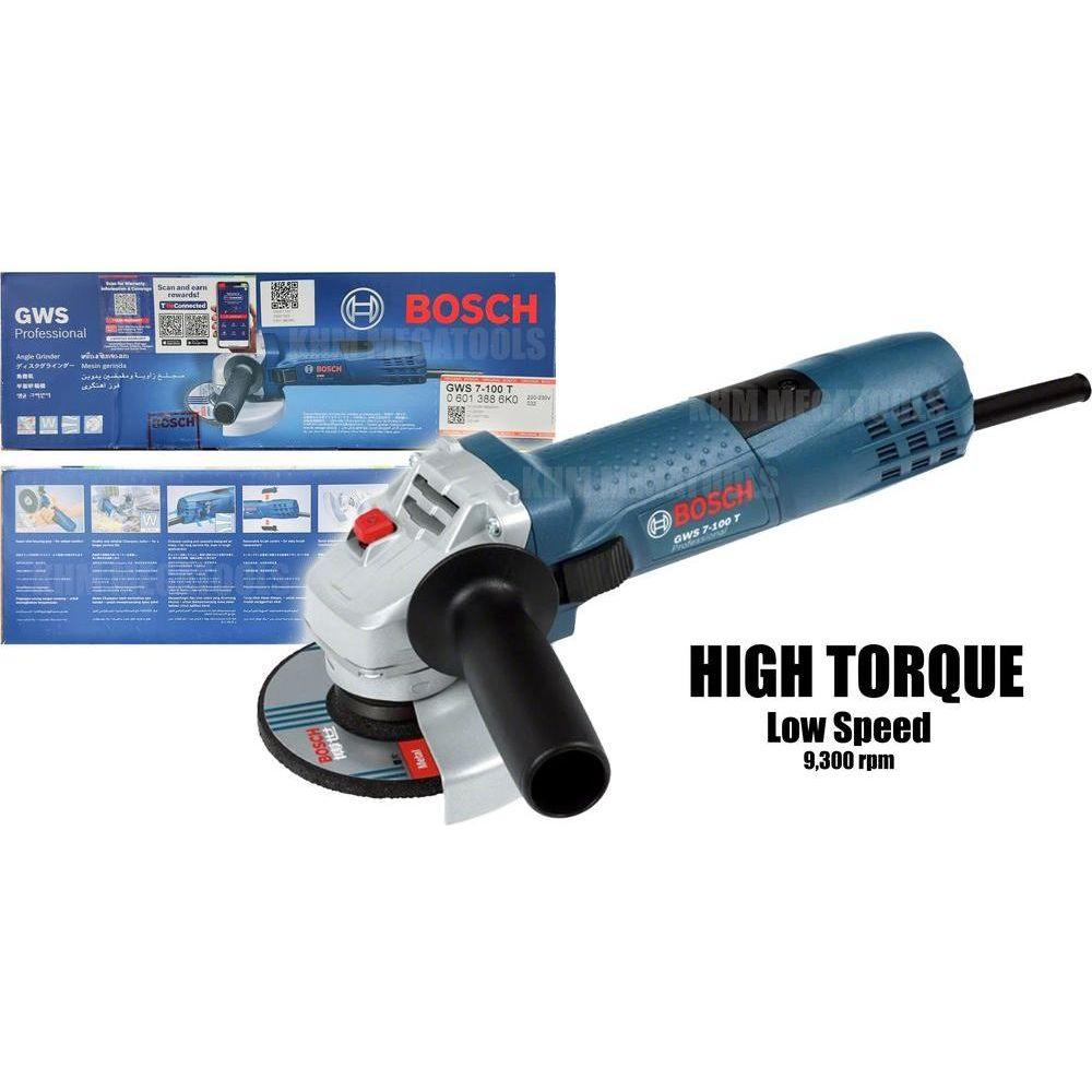 Bosch GWS 7-100 T High Torque Angle Grinder 4