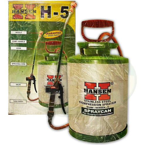 Hansen H-5 Stainless Steel Compression Sprayer / Spray Can - KHM Megatools Corp.