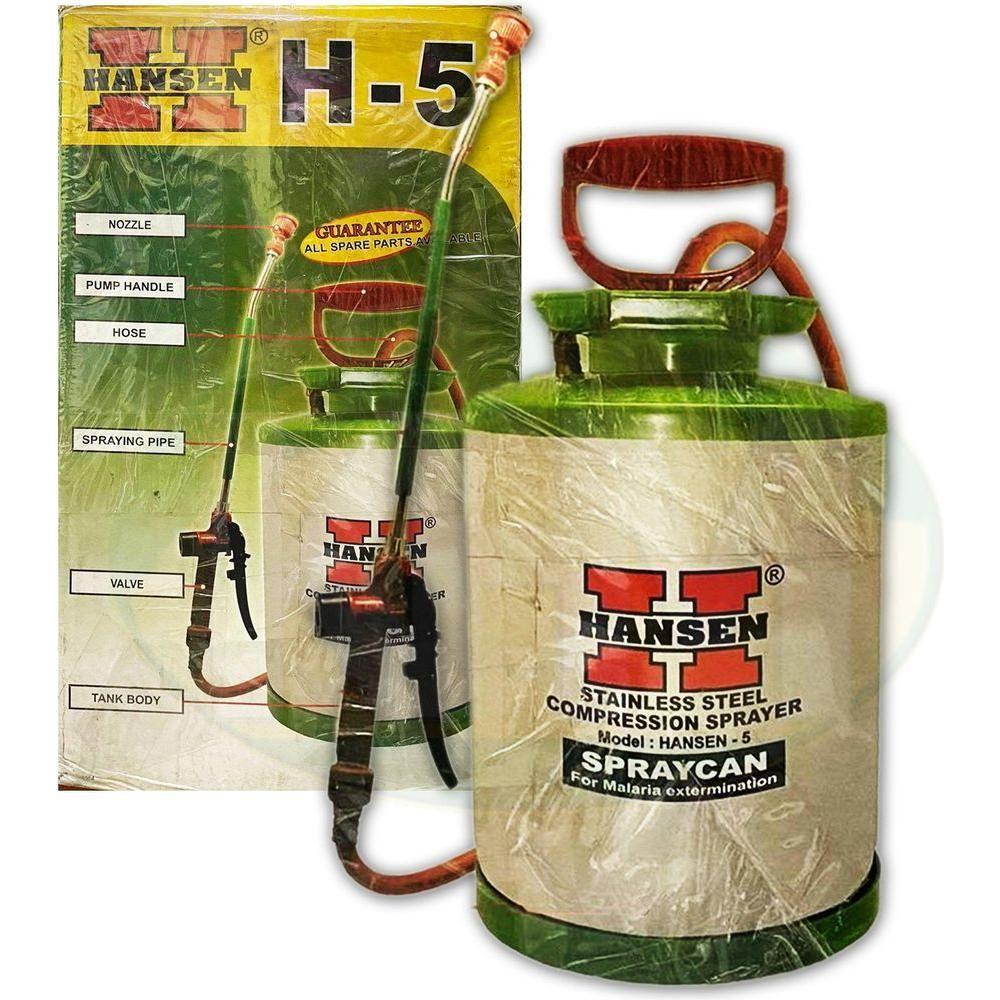 Hansen H-5 Stainless Steel Compression Sprayer / Spray Can - KHM Megatools Corp.