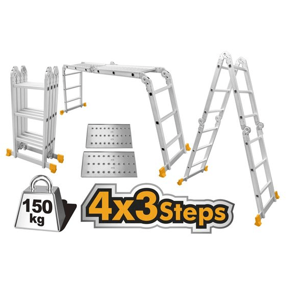 Ingco Aluminum Multi Purpose Ladder - KHM Megatools Corp.