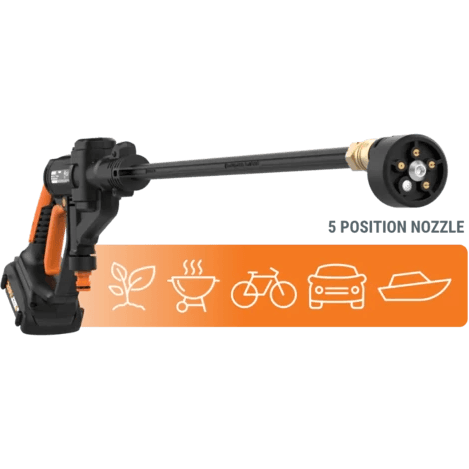 Worx WG629E.1 20V HydroShot Cordless Portable Pressure Washer Kit - Goldpeak Tools PH Worx