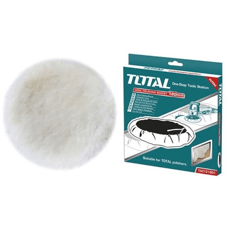 Total TAC721801 Wool Polishing Pad Bonnet Type | Total by KHM Megatools Corp.