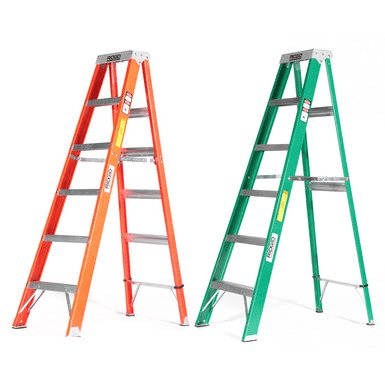 Ridgid Fiberglass Industrial Ladder - Goldpeak Tools PH Ridgid