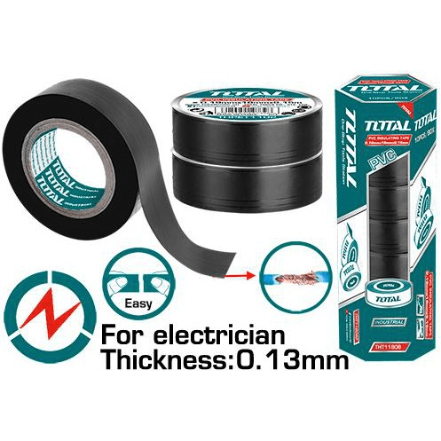 Total THPET1103 PVC Insulating Tape / Electrical Tape | Total by KHM Megatools Corp.