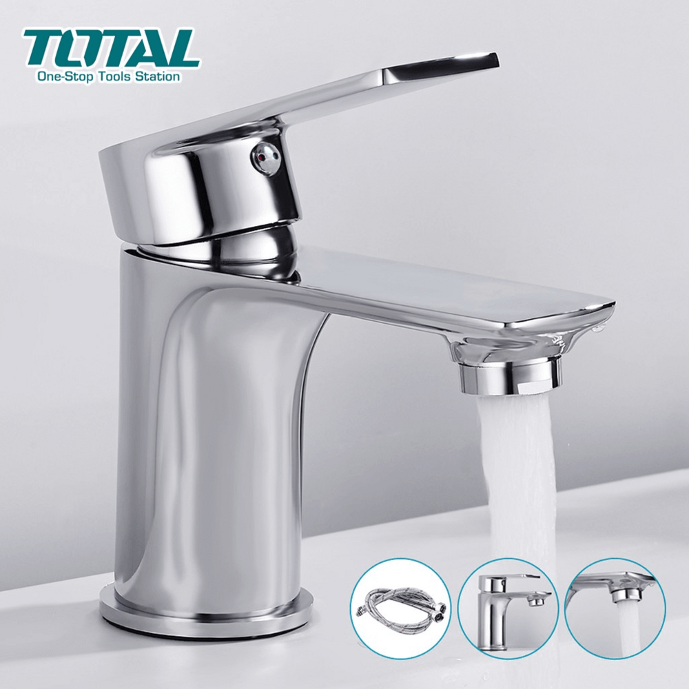Total TSLBM11501 Single Lever Faucet for Washbasin | Total by KHM Megatools Corp.