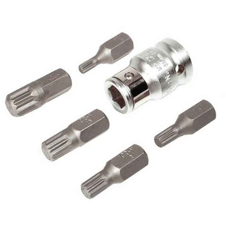 TBS-11017 6pcs XZN Spline Bit Set | Generic by KHM Megatools Corp.