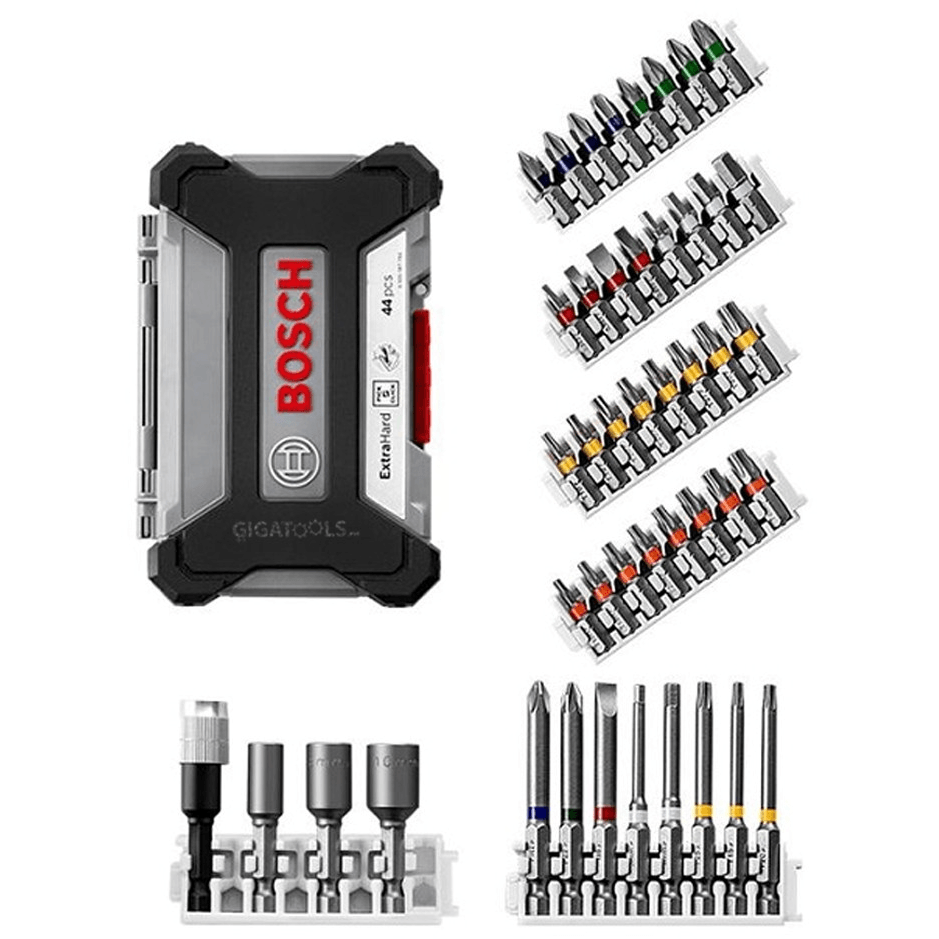 Bosch 44pcs Mixed Screwdriver Bits Set [Pick and Click] (2608522421) - KHM Megatools Corp.