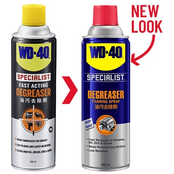 WD-40 Fast Acting Degreaser / Degreaser Foaming Spray 450ml (WDSPLD450) - KHM Megatools Corp.