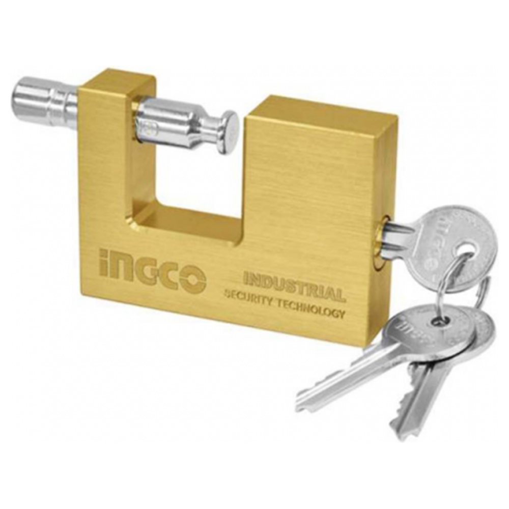 Ingco HD Brass Block Padlock