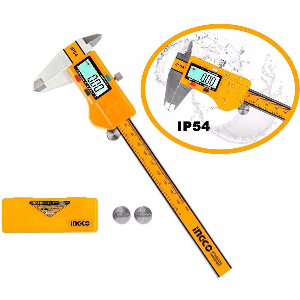 Ingco IP54 Digital Caliper (Dustproof & Splash proof) - KHM Megatools Corp.