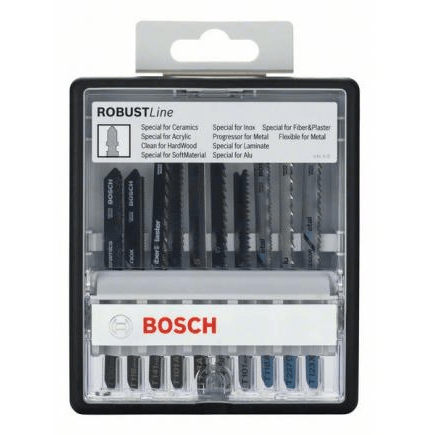 Bosch 10pcs Expert Jigsaw Blade Set (2607010574) - KHM Megatools Corp.