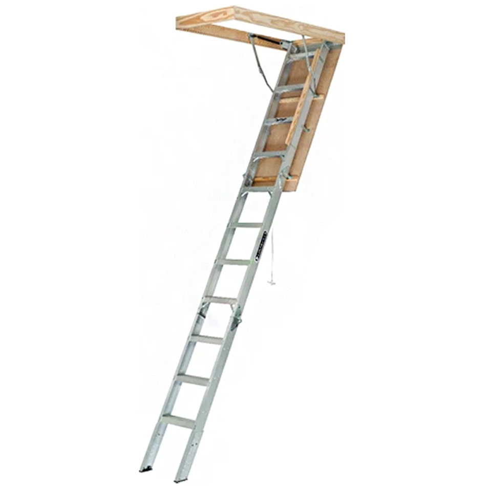 Louisville AL2240MG Aluminum Attic Ladder 