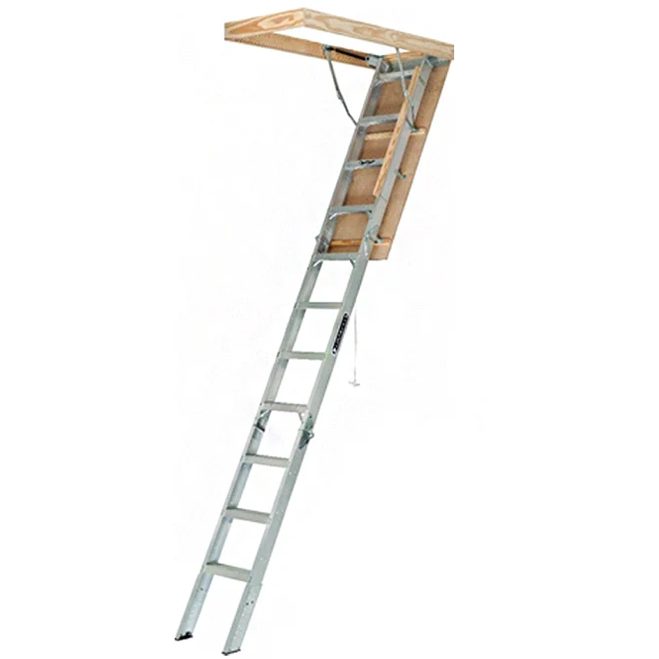 Louisville AL2540MG Aluminum Attic Ladder 