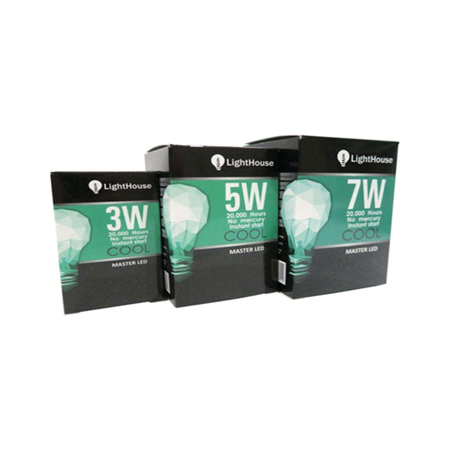 Lighthouse LED Bulb E27 Daylight (Economy)