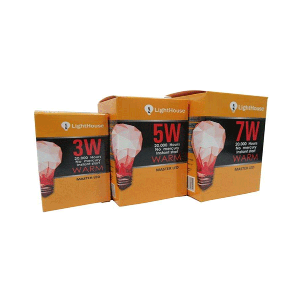 Lighthouse LED Bulb E27 Warm White (Economy)