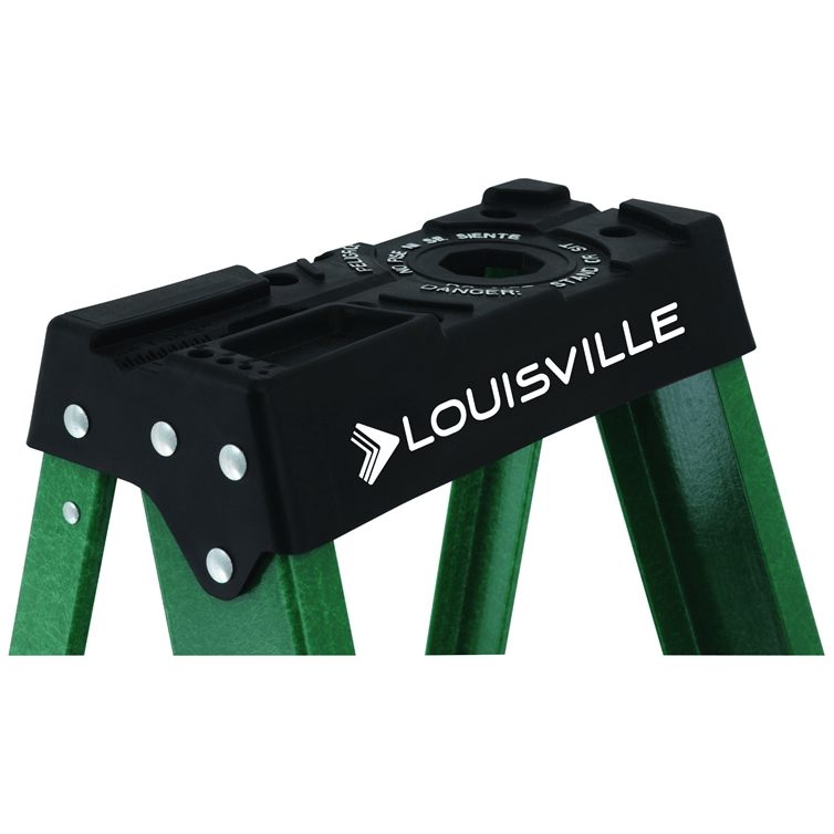 Louisville FS4000 Fiberglass Step Ladder / A-Type Ladder (225 lbs) [Green] - KHM Megatools Corp.