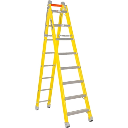 Louisville FXC1000 Fiberglass Multipurpose Ladder (Step *A-Type to Straight Ladder) [375 lbs] - KHM Megatools Corp.