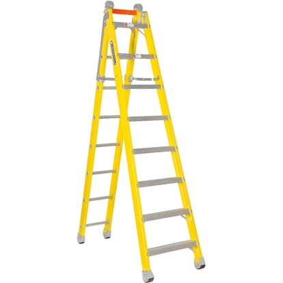 Louisville FXC1000 Fiberglass Multipurpose Ladder (Step *A-Type to Straight Ladder) [375 lbs] - KHM Megatools Corp.