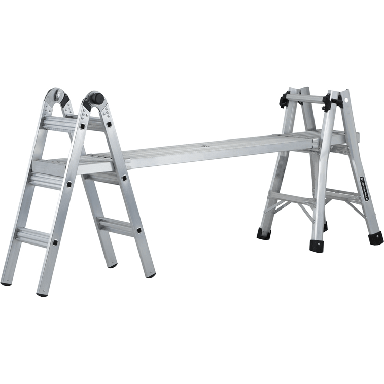 Louisville L2098 Multipurpose Aluminum Articulating Folding Ladder 300 lbs - KHM Megatools Corp.