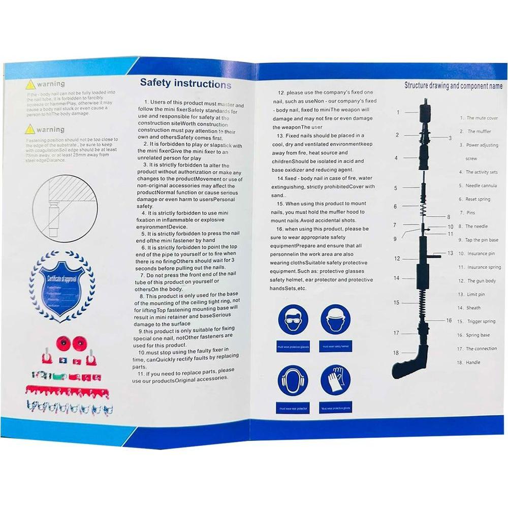 Mailtank SH-109 Concrete Nail Gun / Nailer (SH109) | Mailtank by KHM Megatools Corp.