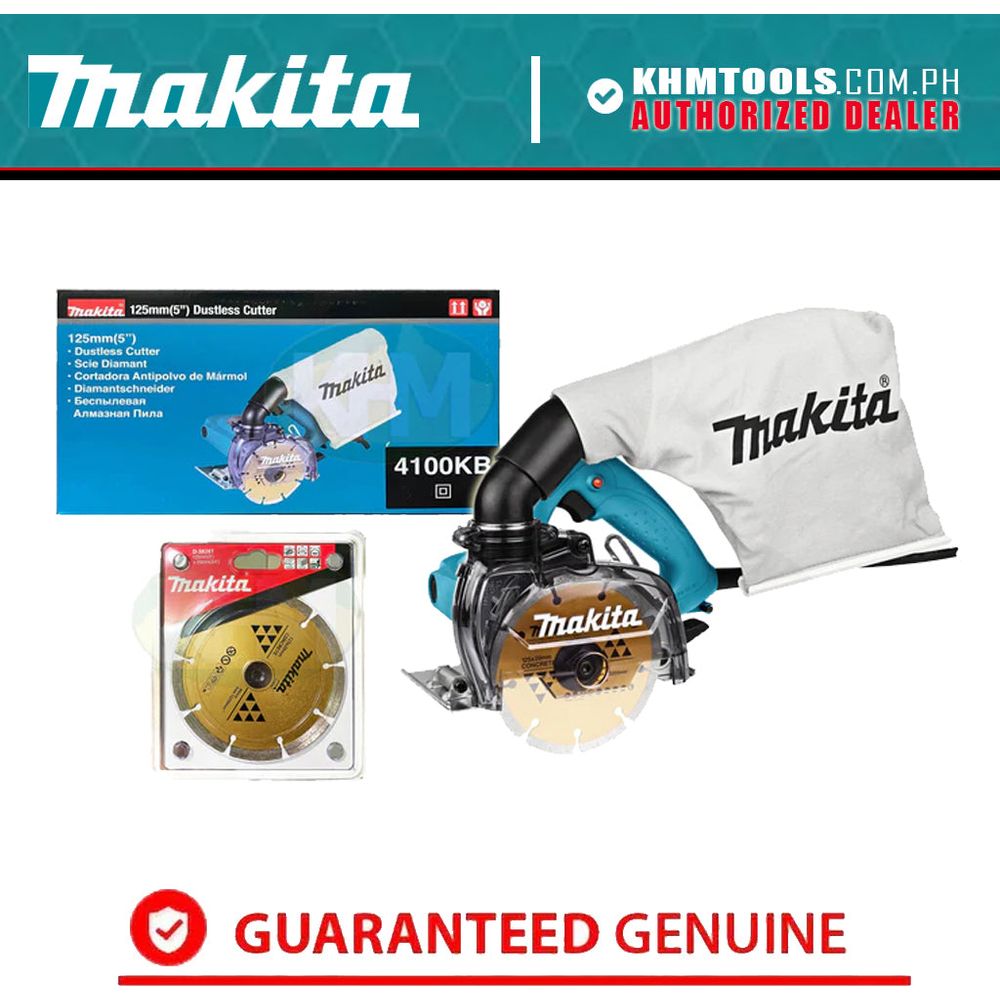 Makita 4100KB Concrete Cutter with Dust Extraction 5