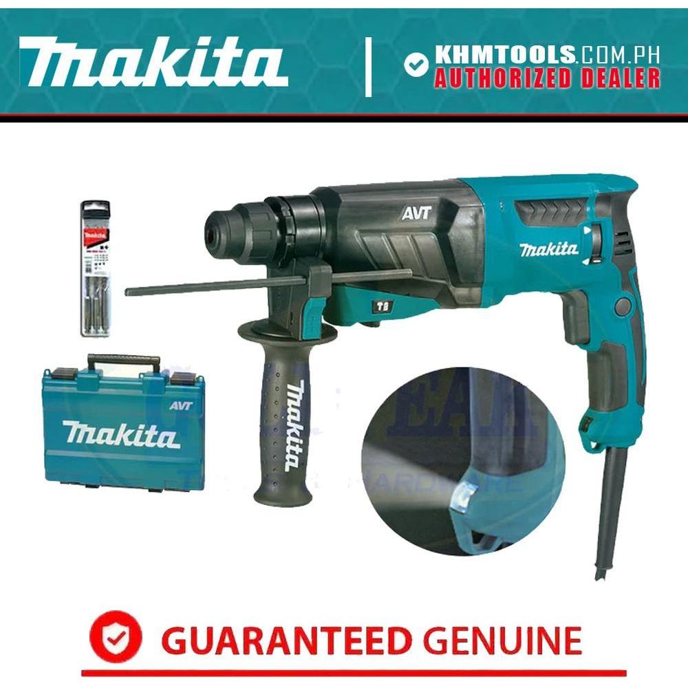 Makita HR2631FX2 SDS-plus Rotary Hammer (LED Light) 26mm 2.4J | Makita by KHM Megatools Corp.