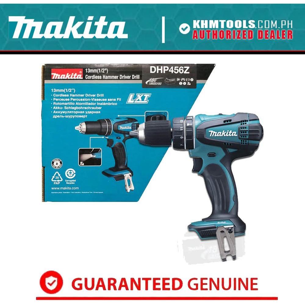 Makita DHP456Z 18V Cordless Hammer Drill [LXT-Series] (Bare) | Makita by KHM Megatools Corp.