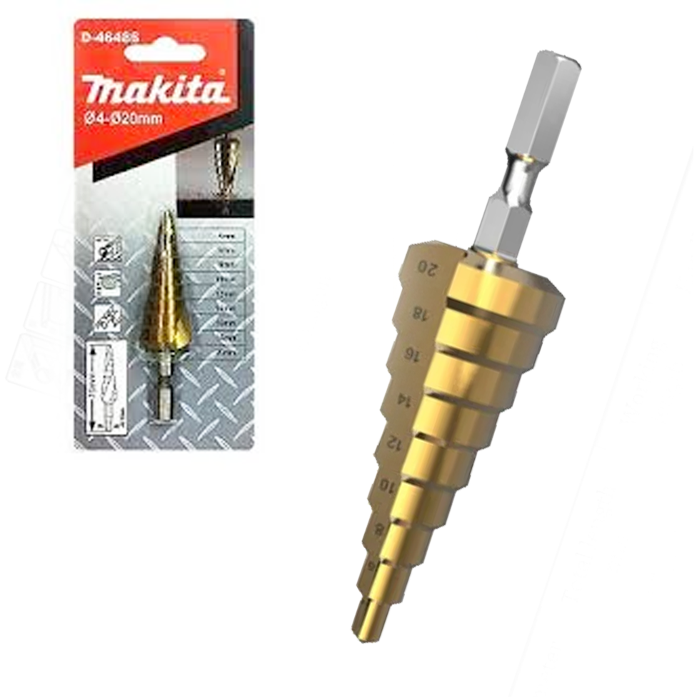 Makita D-46442 Step Drill Bit 1/4