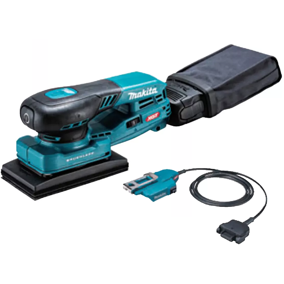 Makita BO005CGZ Cordless Random Orbit Sander with Built-In Dust Extraction 40V 80x130MM (Variable)