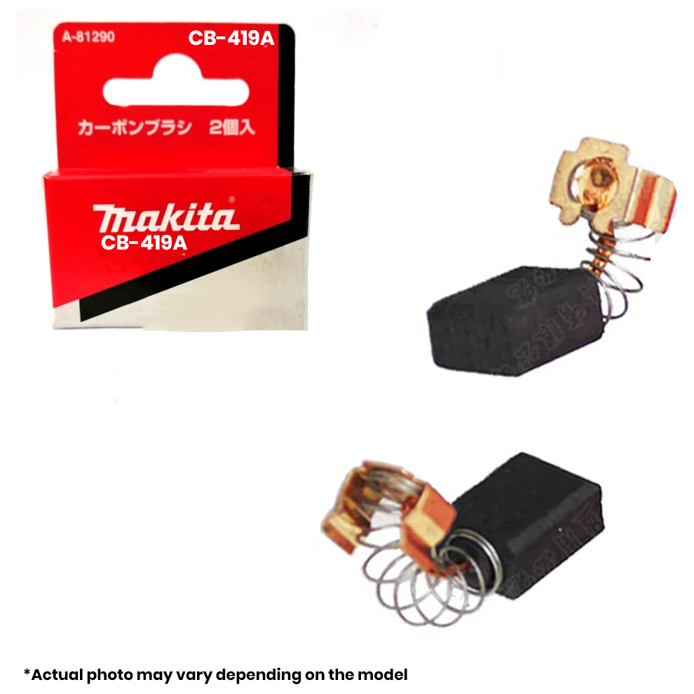 Makita CB-419A Genuine Carbon Brushes [419A] | Makita by KHM Megatools Corp.