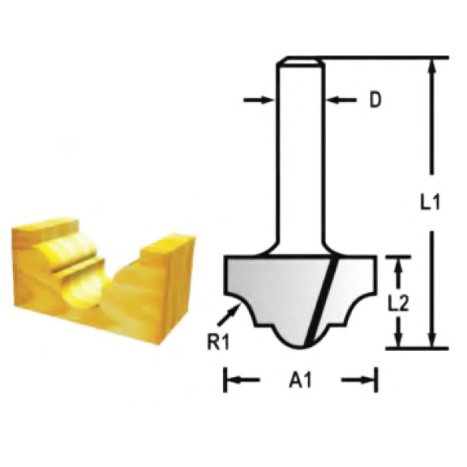 Makita RBIT 234021 TCT Classical Router Bit | Makita by KHM Megatools Corp.