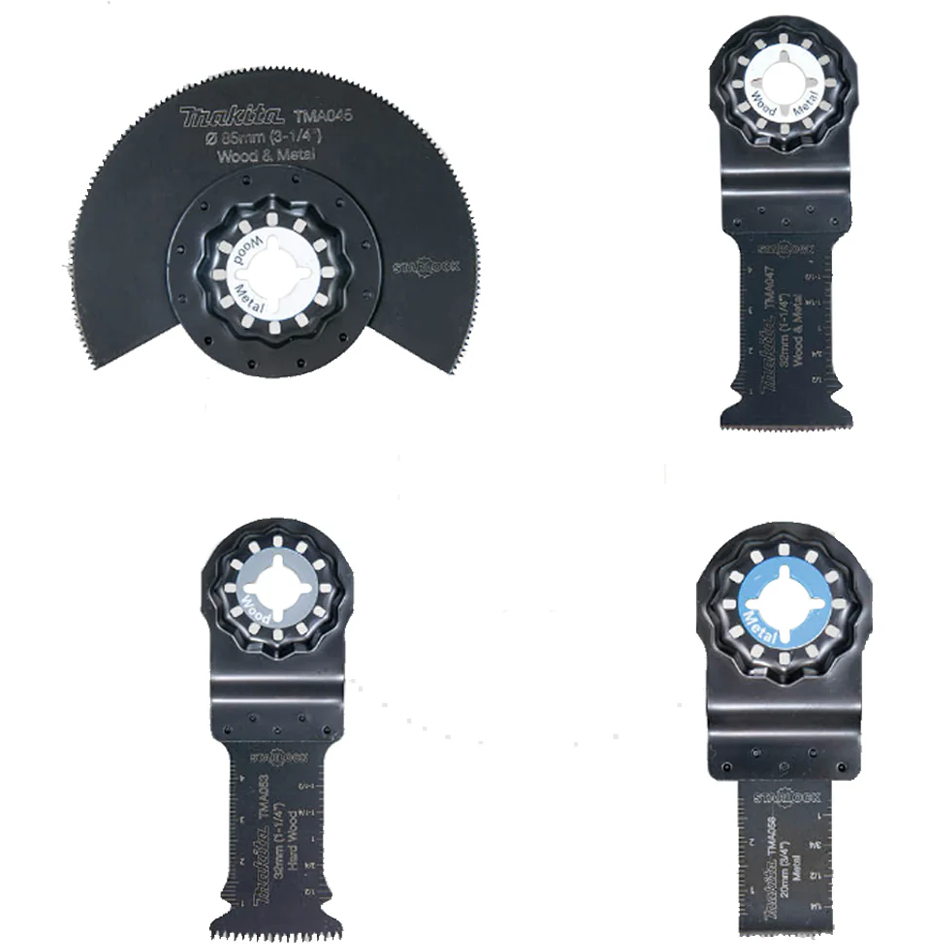 Makita B-67480 Multitool Starlock Plunge Cut Blade Set 4Pcs | Makita by KHM Megatools Corp.