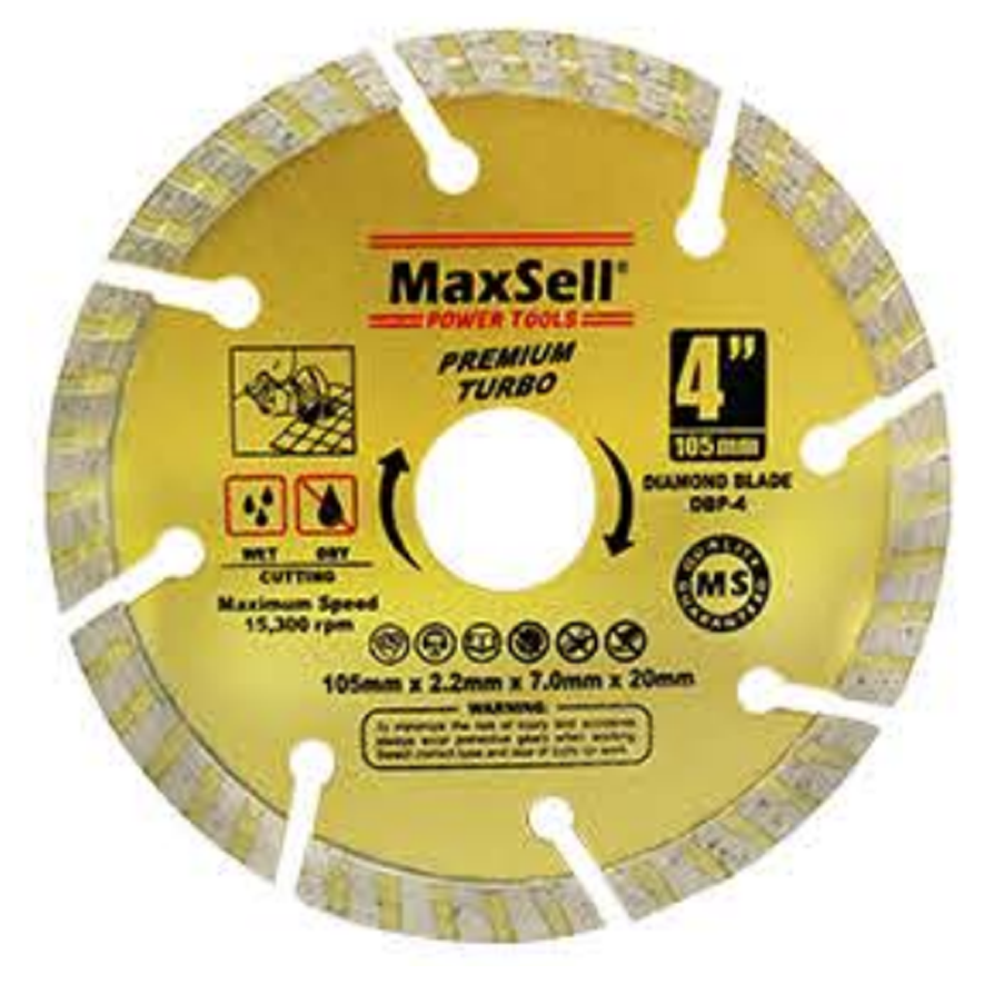 Maxsell Premium Turbo Diamond Cutting Wheel