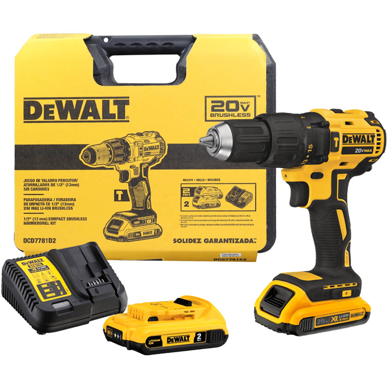 Dewalt DCD7781D2 20V Cordless Brushless Hammer Drill [Kit] - KHM Megatools Corp.