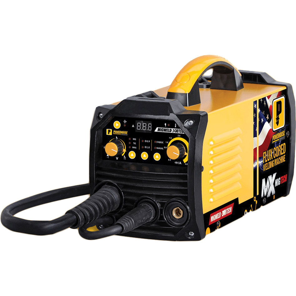 Powerhouse MIGWELD-300TECH MIG DC Inverter Welding Machine 300A (Fluxcored) - KHM Megatools Corp.