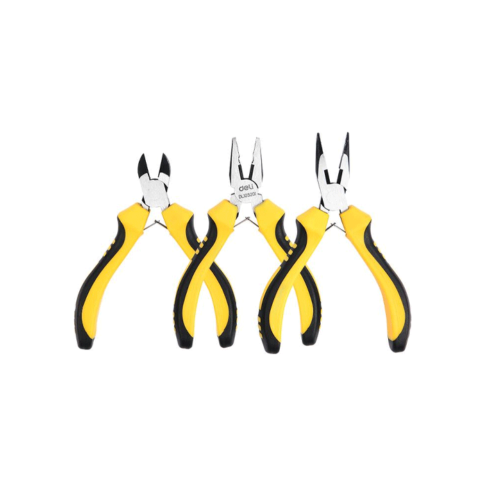 Deli EDL103201-3 3pcs Mini Pliers Set