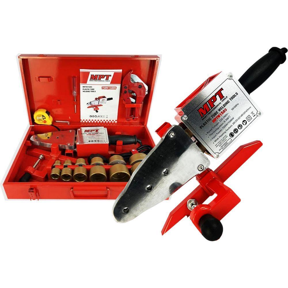 MPT MPTW1503 Plastic Tube Welding Tools / PIpe Fusion Welding Machine Kit | MPT by KHM Megatools Corp.