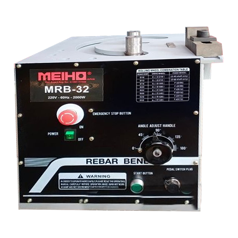 Meiho MRB-32 Electric Rebar Bender Machine 32MM – Goldpeak Tools PH