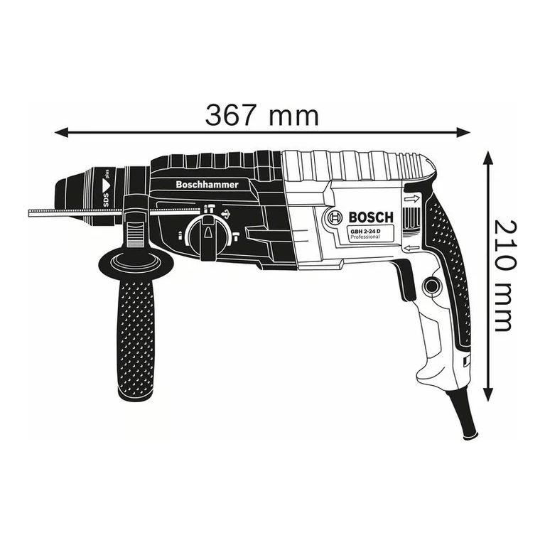 Bosch GBH 2-24 DRE 3-Modes Rotary Hammer 24mm 2.7J | Bosch by KHM Megatools Corp.