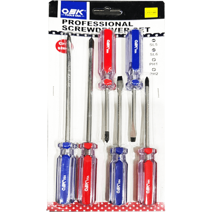 OSK 107-6KIT 6pcs Screwdriver Set 3