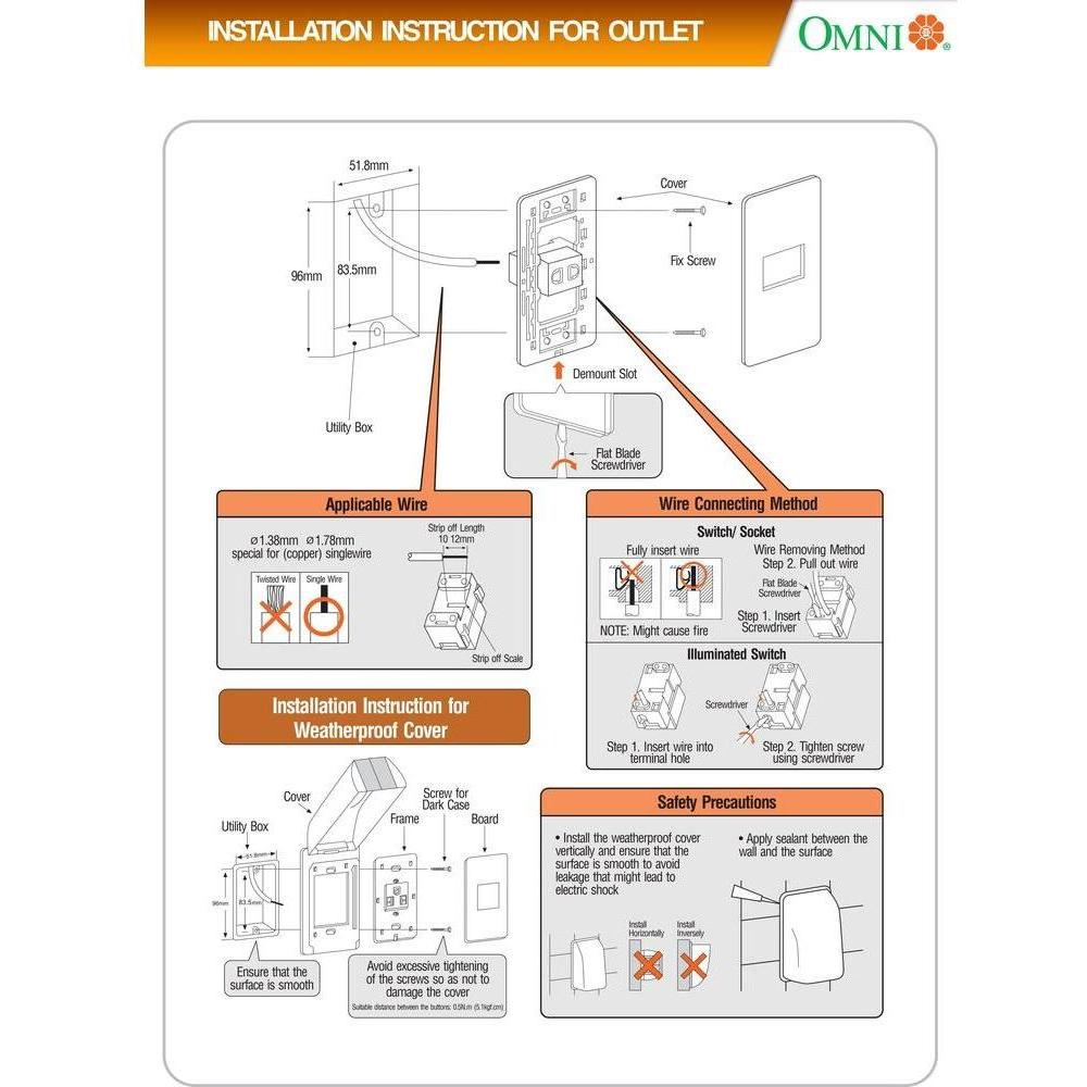 Omni WPP-603 Weatherproof Cover | Omni by KHM Megatools Corp.