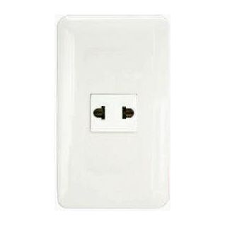 Omni P1-EU-PK Universal Outlet in Plate (Flush Type) | Omni by KHM Megatools Corp.