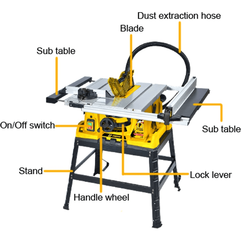 Powerhouse PH-FWTS2-10-2400HD Industrial Table Saw 10