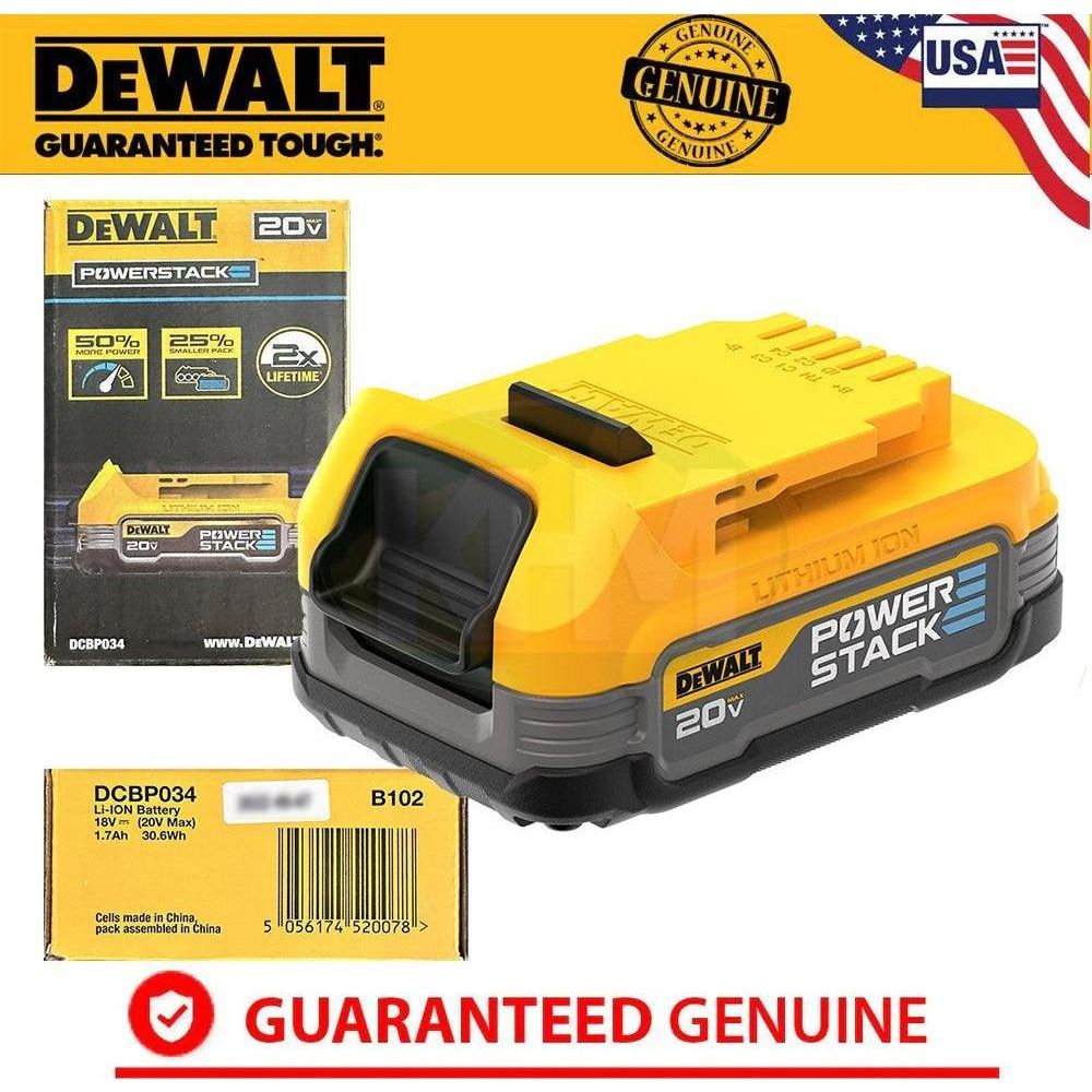 Dewalt DCBP034 20V Powerstack™ Lithium Ion Battery (1.7Ah) - KHM Megatools Corp.